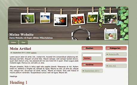 WordPress-Demoseite